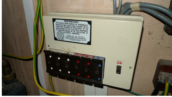 Old fuseboard - Allied Electrical Services Bristol