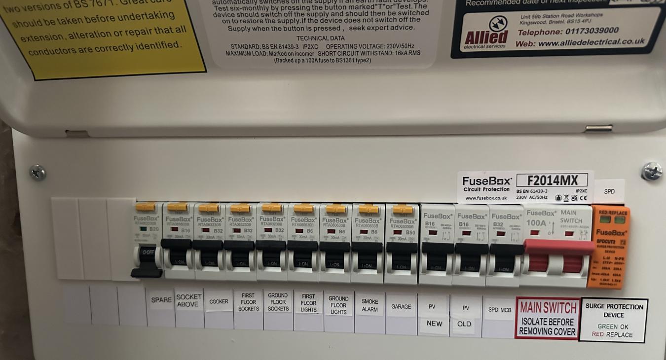 Why would I need a consumer unit upgrade - Allied Electrical Services, Bristol