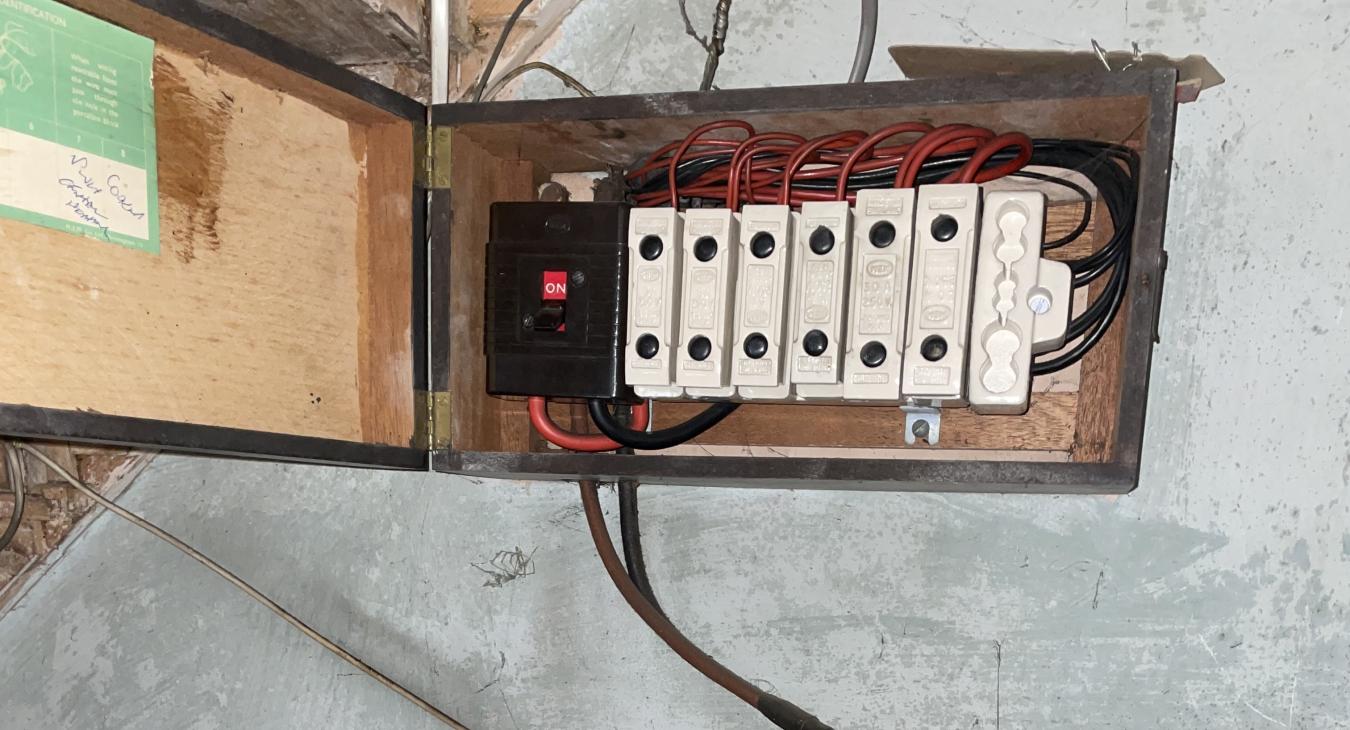 Old fusebox - Allied Electrical Services Bristol
